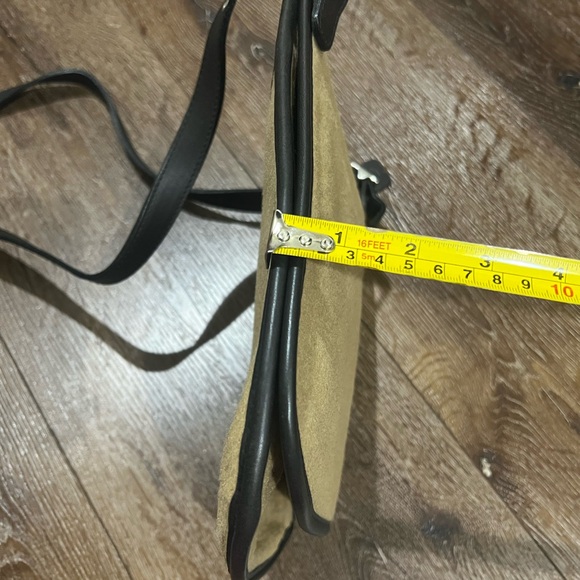 Coach wool crossbody bag tan and black - Picture 8 of 11